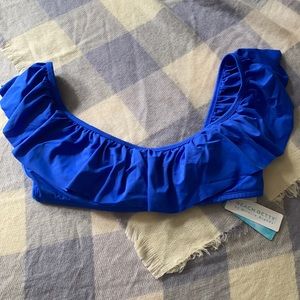 Beach Betty Ruffle Bikini Top